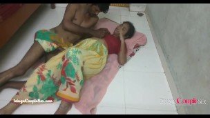 desi indian couple with telugu aunty fucking