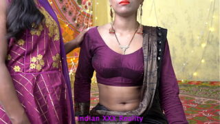 Desi village bhabhi with big boobs enjoying Sex Video