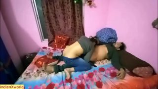 Hot Indian cheating wife having sex with secret lover When Husband not home Video