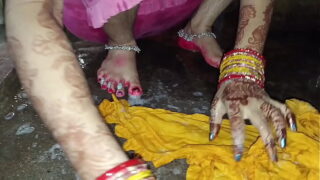 Indian Desi Village hot bhabi and her dewar hard anal sex video Video