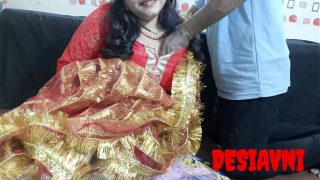 newly married desi hot couple holi celebrated at home Video