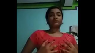 Sexy desi teen babe serves her tight body Video